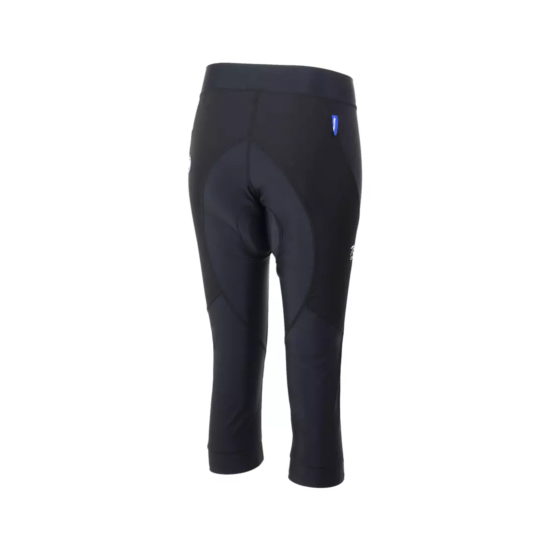 ROGELLI ESSENTIAL pantaloni scurți de ciclism pentru femei 3/4 negru 010.257