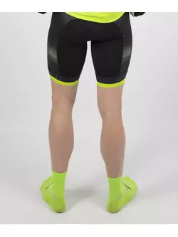 ROGELLI Pantaloni scurți de ciclism pentru bărbați cu bretele ISPIRATO 2.0 black-fluo