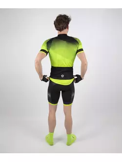ROGELLI Pantaloni scurți de ciclism pentru bărbați cu bretele ISPIRATO 2.0 black-fluo