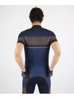 ROGELLI RITMO tricou de bicicletă granat-portocaliu