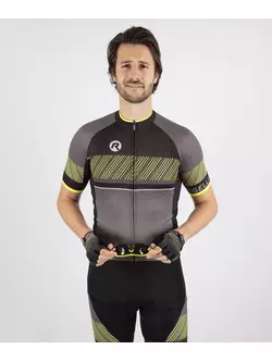 ROGELLI RITMO tricou de ciclism, galben fluor negru