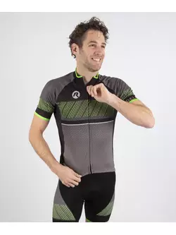 ROGELLI RITMO tricou de ciclism, negru și verde