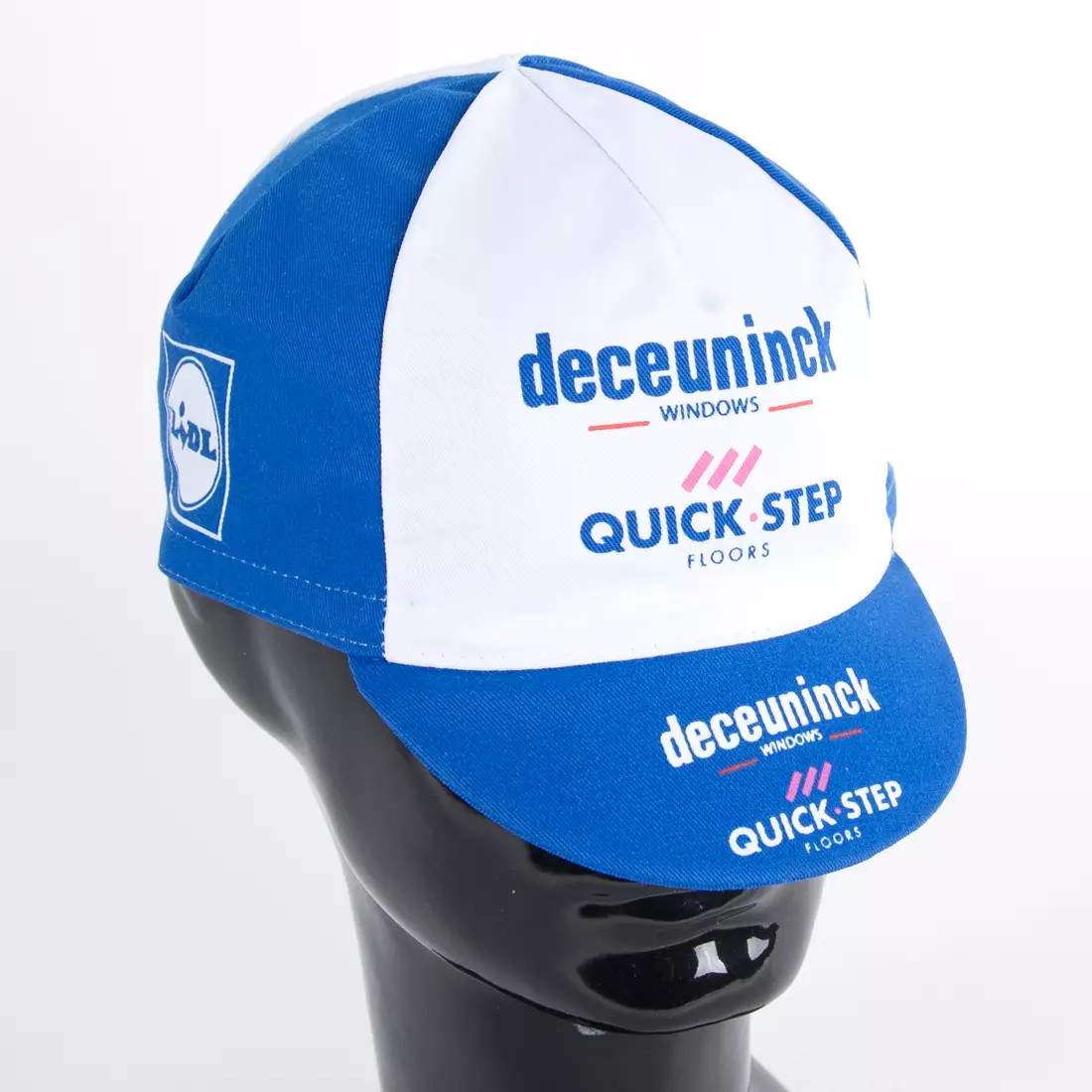 Șapcă de ciclism Apis Profi Deceuninck quick step Latexco, alb și albastru