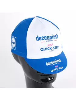 Șapcă de ciclism Apis Profi Deceuninck quick step Latexco, alb și albastru