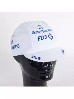 Șapcă de ciclism Apis Profi Groupama FDJ, albă