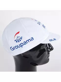 Șapcă de ciclism Apis Profi Groupama FDJ, albă