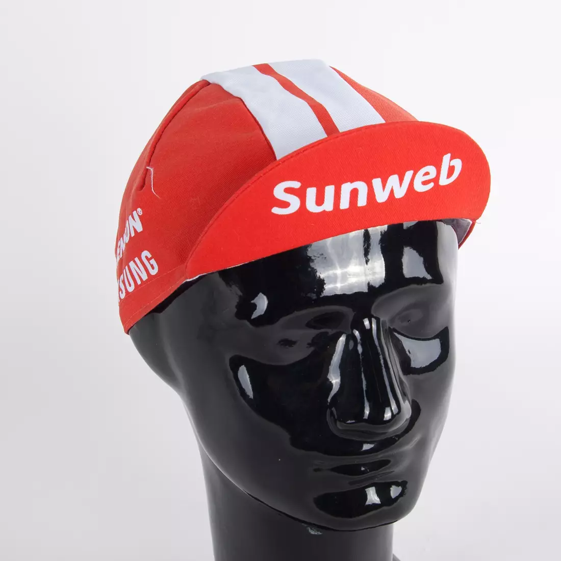 Șapcă de ciclism Apis Profi SUNWEB cervelo craft, dungi roșii, albe