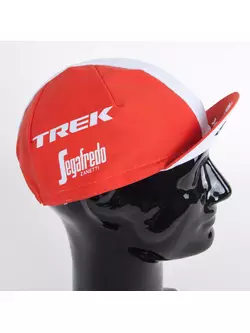 Șapcă de ciclism Apis Profi TREK Segafredo zanetti dungă roșie și albă