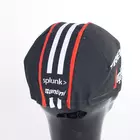 Șapcă de ciclism Apis TREK Segafredo Zanetti, dungi negre, albe și roșii