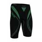 TERVEL OPTILINE pantaloni scurți / boxeri termoactivi pentru bărbați OPT3204, negru și verde