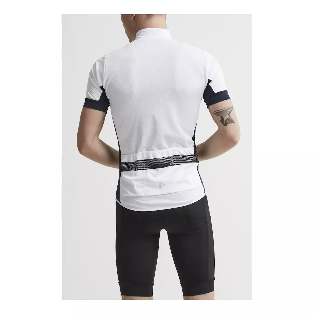 Tricou de ciclism pentru bărbați CRAFT REEL, alb 1906096-900396
