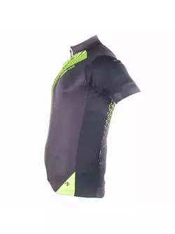 Tricou de ciclism pentru bărbați DEKO SET2 negru verde fluo