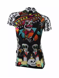 Tricou de ciclism pentru femei MikeSPORT DESIGN CHICANO SKULL