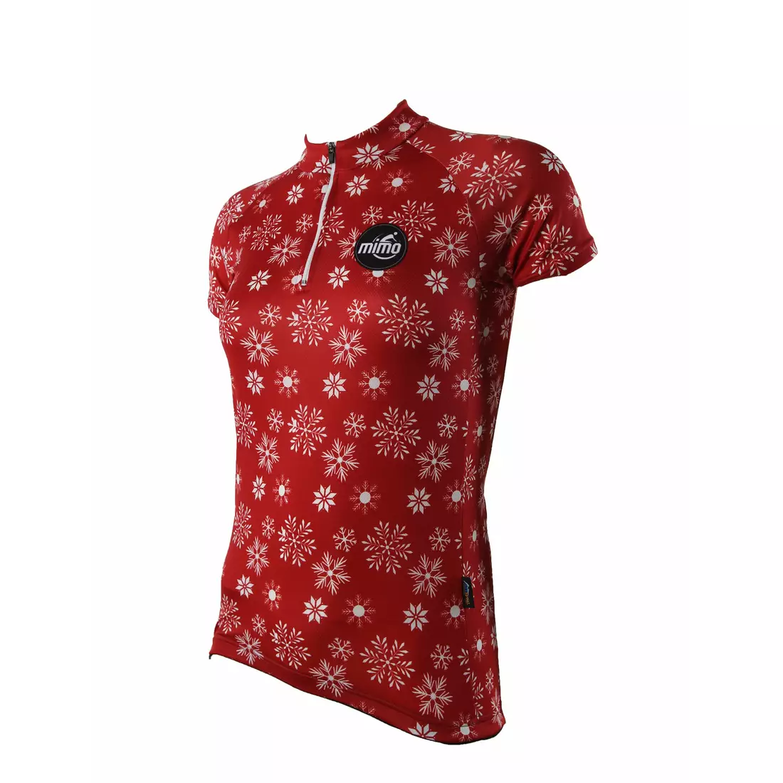 Tricou de ciclism pentru femei MikeSPORT DESIGN SNOWFLLAKE
