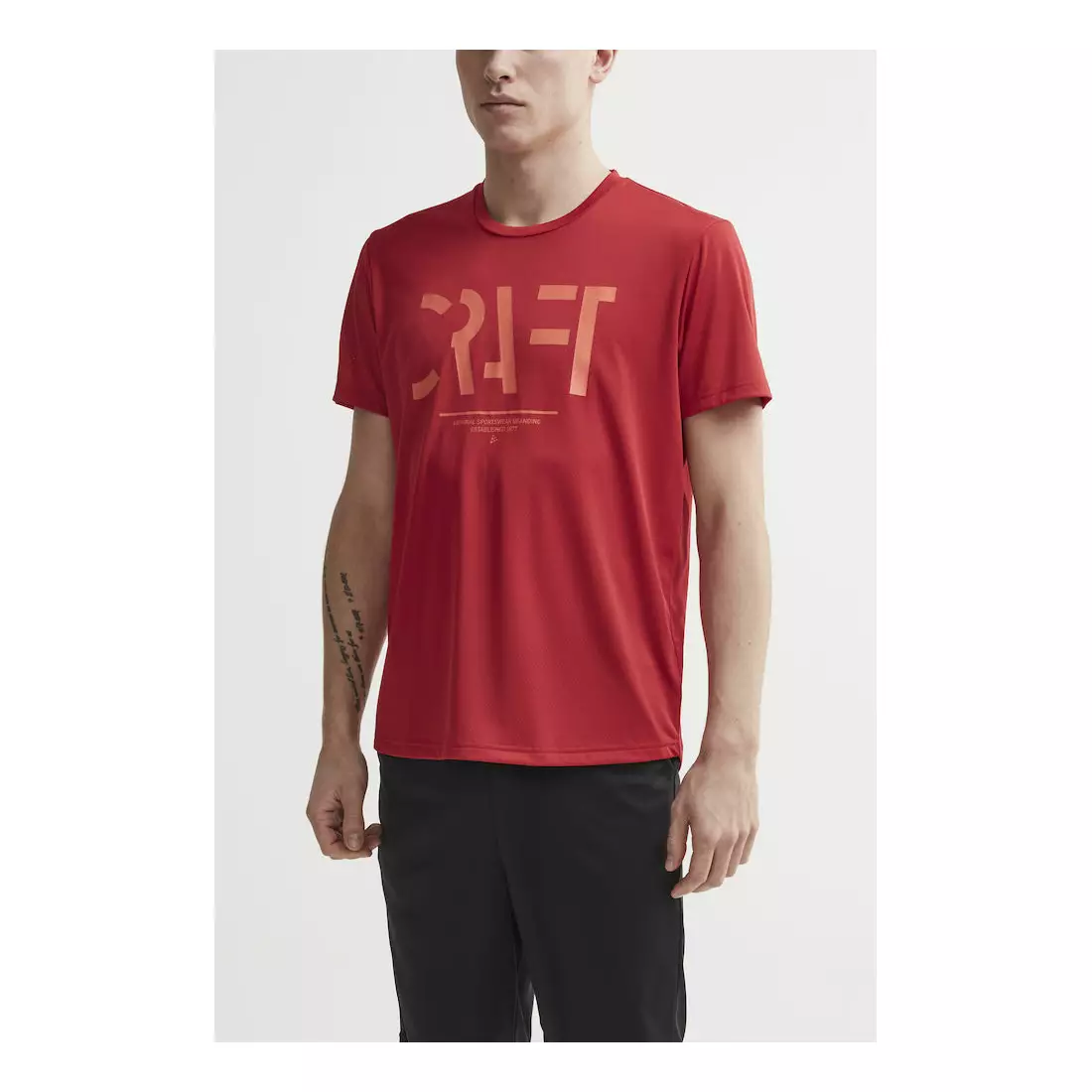 Tricou sport / alergare pentru bărbați CRAFT EAZE MESH roșu 1907018-432000