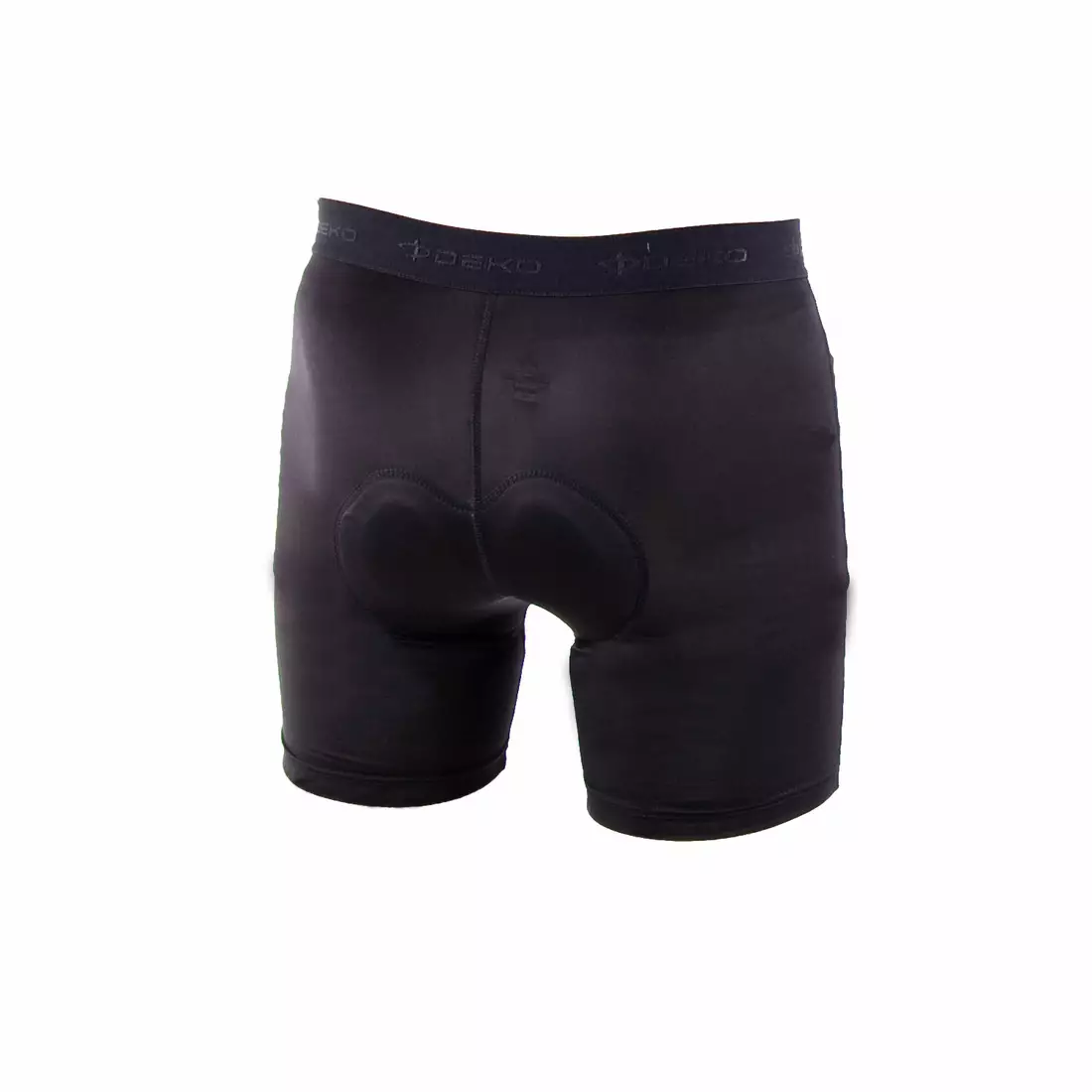 DEKO pantaloni scurți de boxer pentru bărbați, cu inserție pentru bicicletă, negru