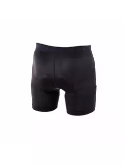 DEKO pantaloni scurți de boxer pentru bărbați, cu inserție pentru bicicletă, negru