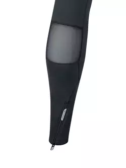 FORCE F58 pantaloni de ciclism cu izolație, negru și gri 90042