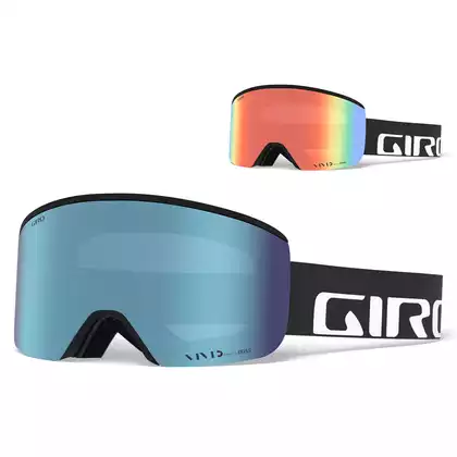 Męskie gogle narciarskie / snowboardowe GIRO AXIS BLACK WORDMARK GR-7082515