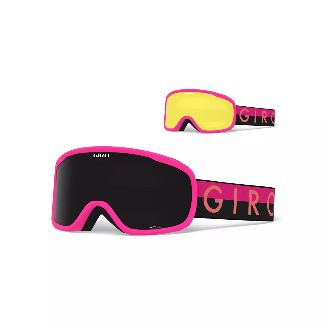 Ochelari de schi / snowboard GIRO MOXIE PINK THROWBACK - GR-7094575