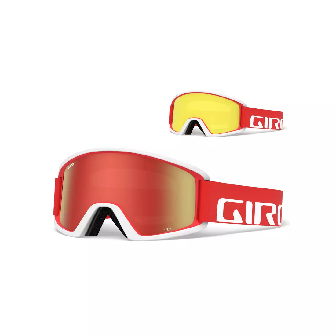 Ochelari de schi / snowboard GIRO SEMI RED WHITE APEX GR-7094596