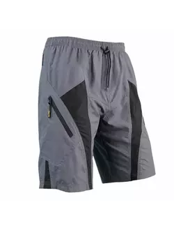 Pantaloni scurți de ciclism MTB pentru bărbați SANTIC cu inserție, gri S62001