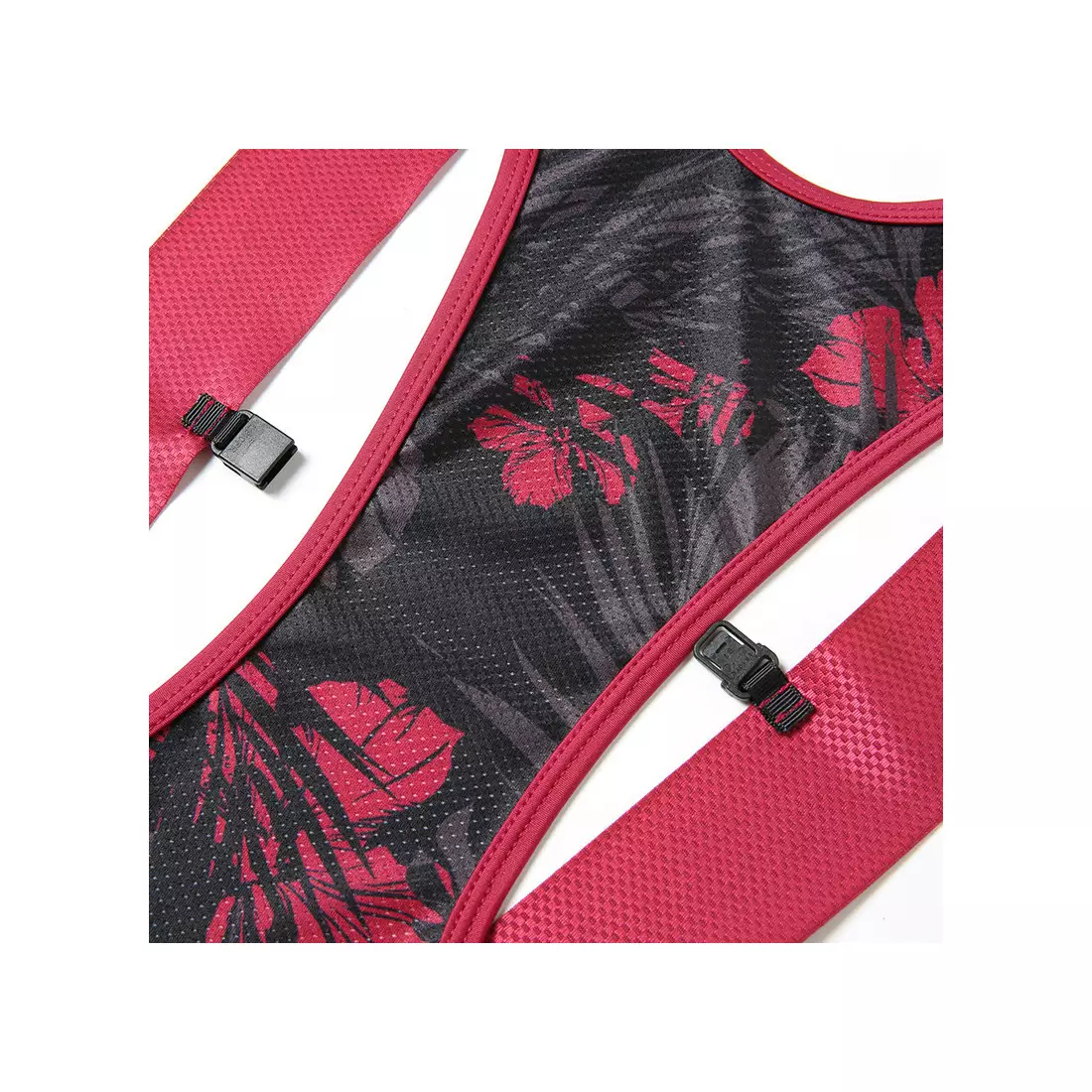 Pantaloni scurți de damă SANTIC, negru și roz L8C05096