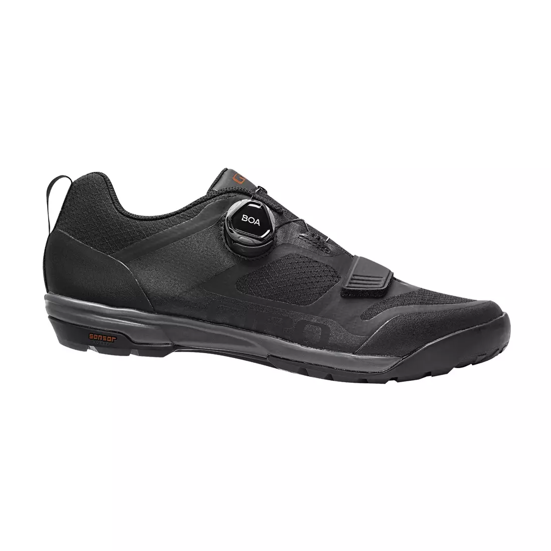 Pantofi de ciclism pentru bărbați GIRO TERRADURO BOA black dark shadow 