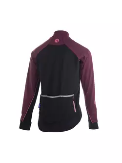 ROGELLI W2 jachetă de motociclist softshell pentru femei neizolată maroon 010.040 