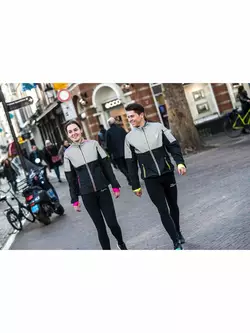 Rogelli REFLEX jachetă de alergare pentru bărbați, reflectorizantă 830.839