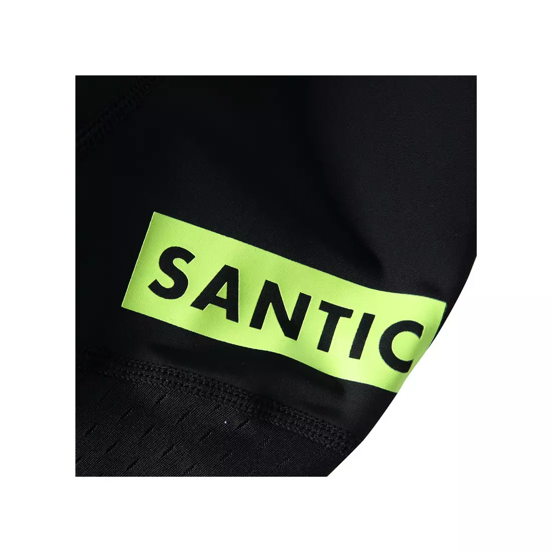 SANTIC 9C05104V Pantaloni scurți de ciclism unisex negri