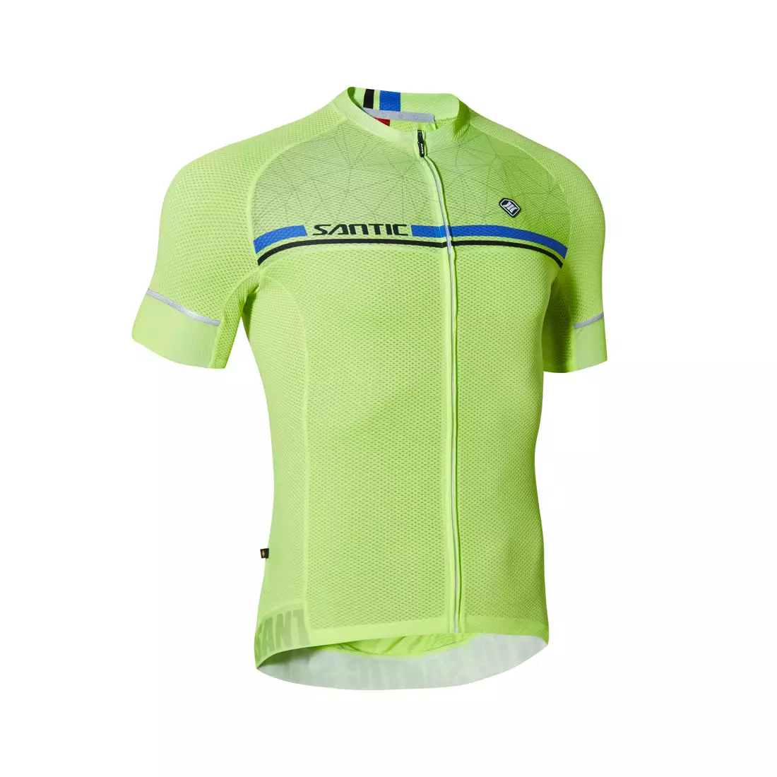 Tricou pentru ciclism fluoro SANTIC pentru bărbați WM7C02107V
