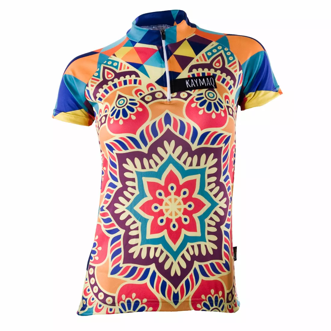 Tricou pentru ciclism pentru femei KAYMAQ MOSAIC
