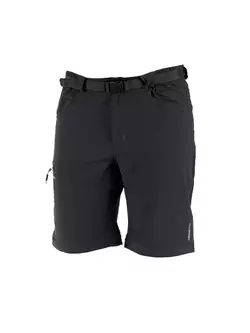  VIKING pantaloni de ciclism pentru bărbați. trekking cu picioare detașabile OREGON MAN negru
