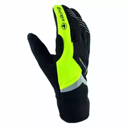 VIKING rękawiczki rowerowe/ narciarskie RAMSAU multi 140/19/4595/74 fluor-czarny