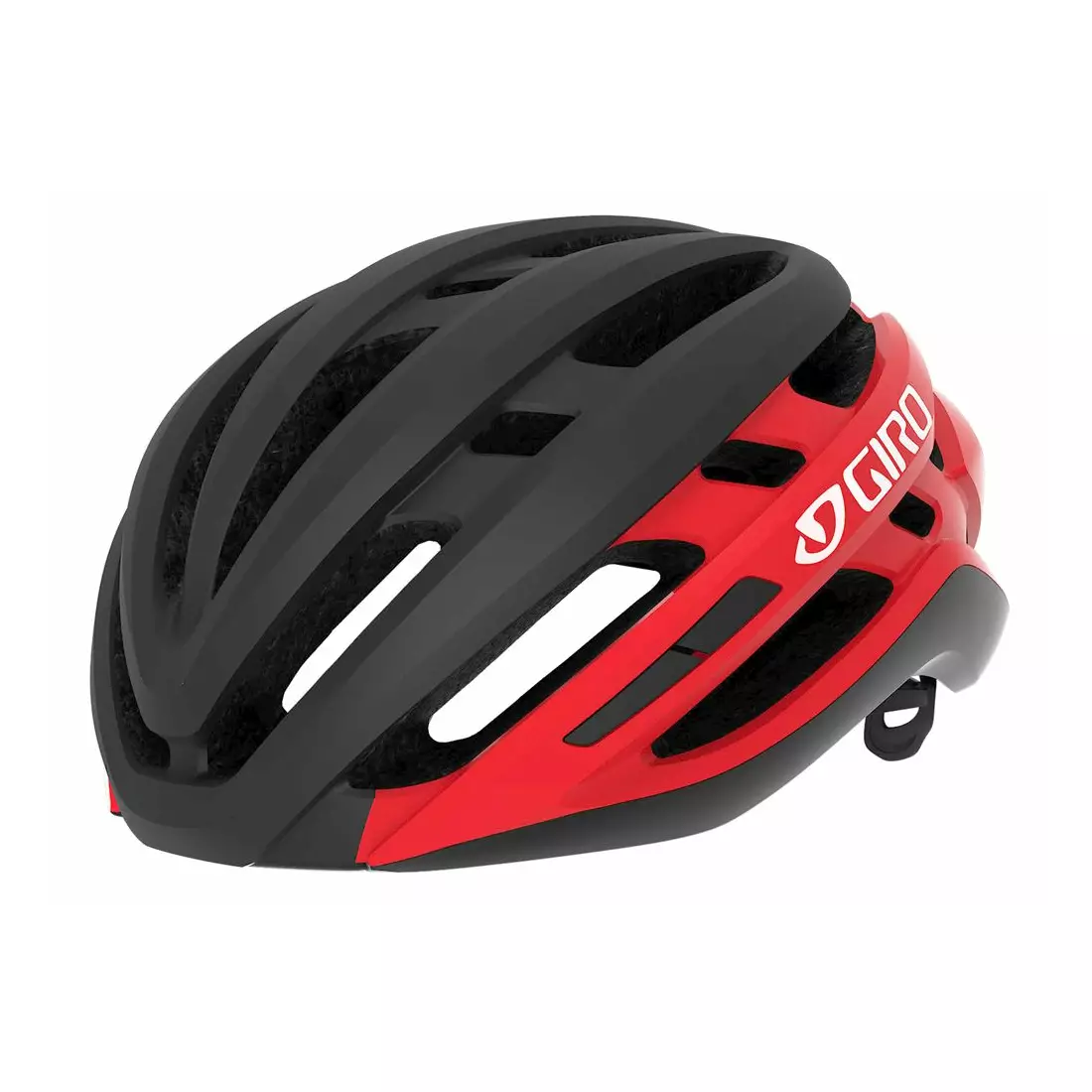 Cască de bicicletă GIRO AGILIS matte black bright red 