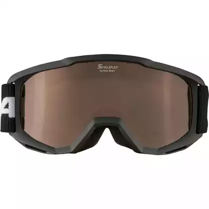 Ochelari de schi / snowboard ALPINA JUNIOR PINEY BLACK A7268431