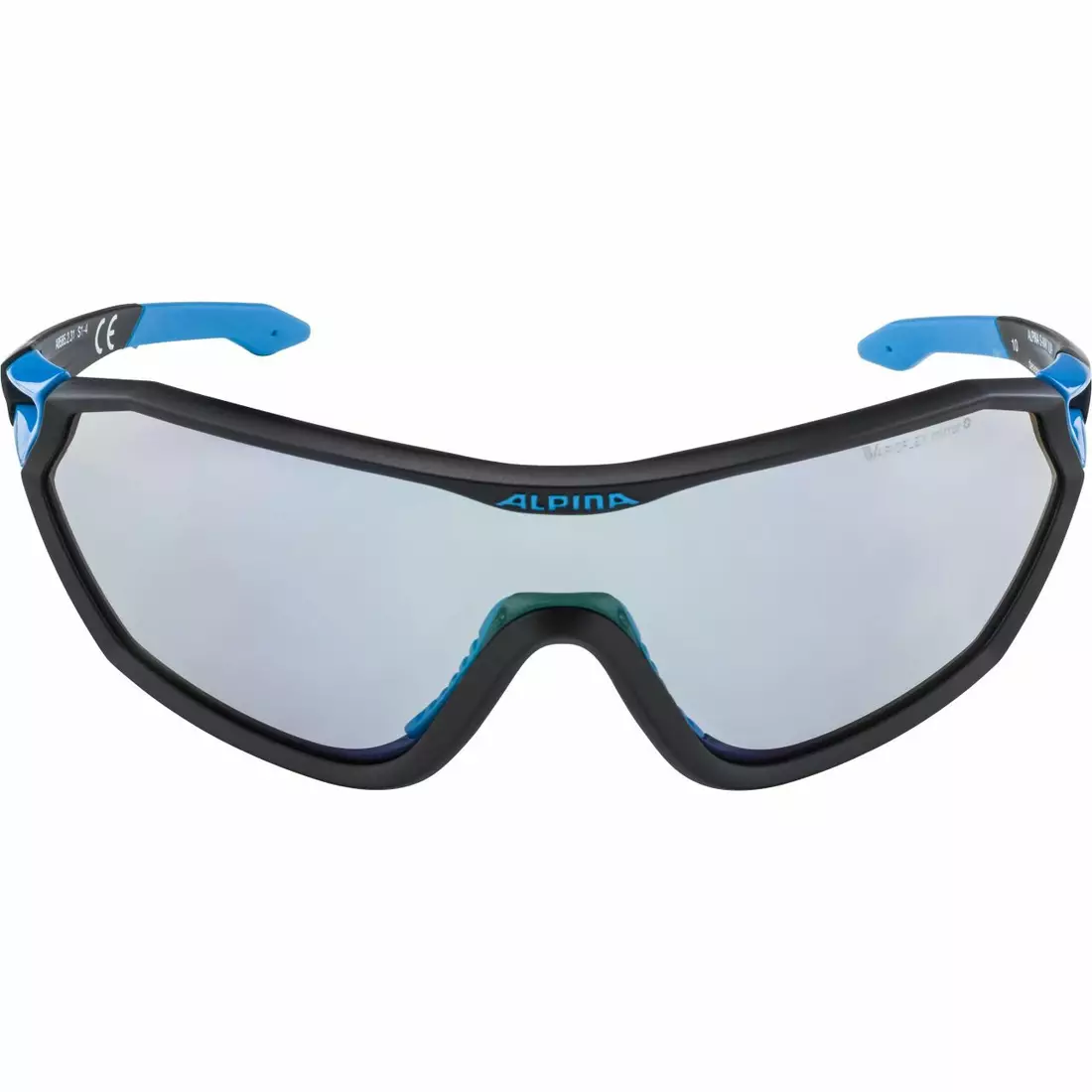 ALPINA ochelari de sport fotocromici s-way VLM+ black matt-cyan A8585231
