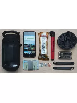 BLACKBURN geantă de telefon impermeabilă pentru biciclete local plus top tube bag negru BBN-7099754