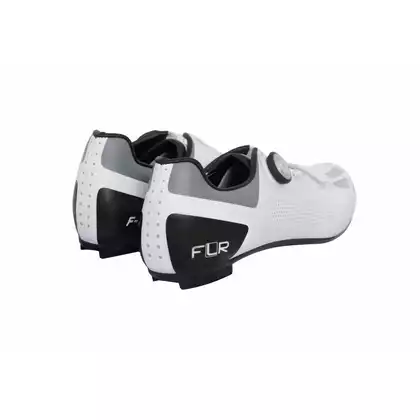 FLR F-11 pantofi de ciclism de șosea pentru bărbați, albușuri