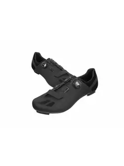 FLR F-11 pantofi de ciclism de șosea pentru bărbați, negru