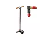 LEZYNE pompa de podea pentru bicicletă alloy floor drive tall abs-1 pro chuck 220psi argint LZN-1-FP-AFLDR-V5T06