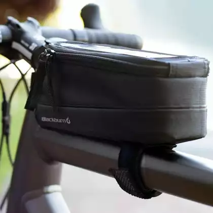 BLACKBURN geantă de telefon impermeabilă pentru biciclete local plus top tube bag negru BBN-7099754