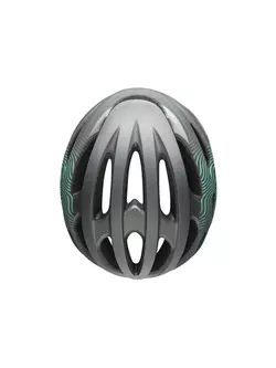 BELL FORMULA casca de bicicleta de drum, matte gloss gunmetal mint black