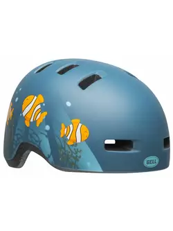 BELL LIL RIPPER Cască de bicicletă pentru copii, clown fish matte gray blue