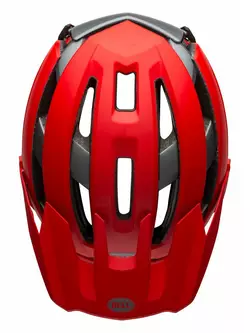 BELL SUPER AIR R MIPS SPHERICAL cască integrală pentru bicicletă, matte gloss red gray