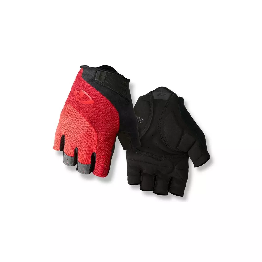 GIRO mănuși de ciclism bravo gel degetul scurt bright red GR-7085643
