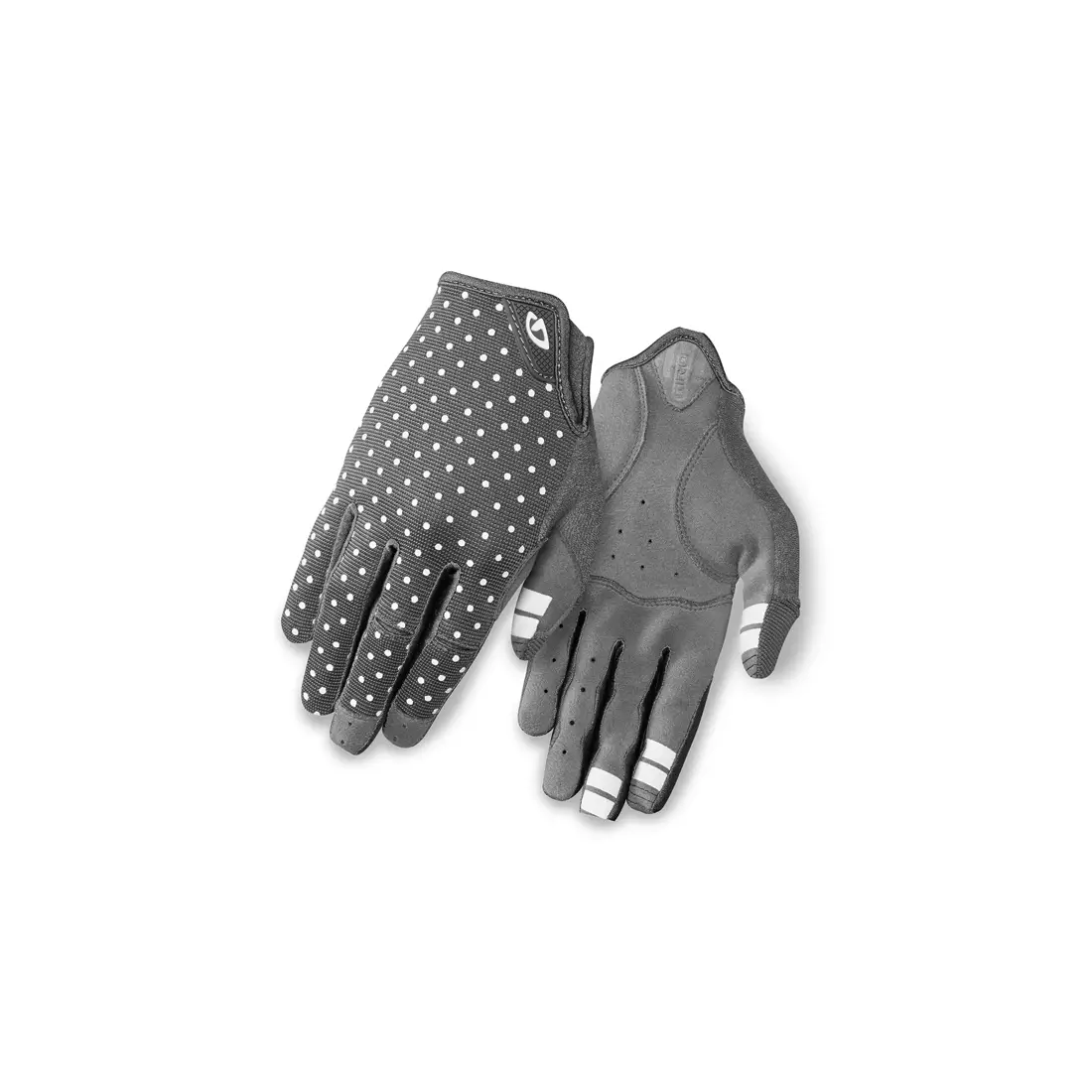 GIRO mănuși de ciclism pentru femei la dnd degetul lung dark shadow white dots GR-7058828