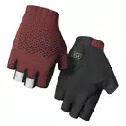 GIRO mănuși de ciclism pentru femei xnetic road degetul scurt ox blood GR-7111865