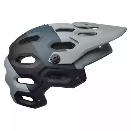 Cască de bicicletă full face, falcă detașabilă BELL SUPER 3R MIPS downdraft matte gray gunmetal